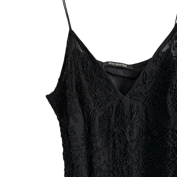 Vintage Tops - Vintage Holt Renfrew Beaded Tank Top